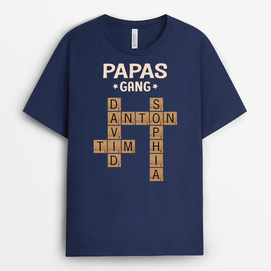 3142AGE2 opas bande puzzle personalisiertes t shirt fur opas