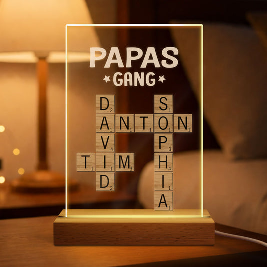 3142LGE1 papas gang personalisiertes kreuzwortratsel geschenk nachtlicht_ papamama 3142lcv5b_2