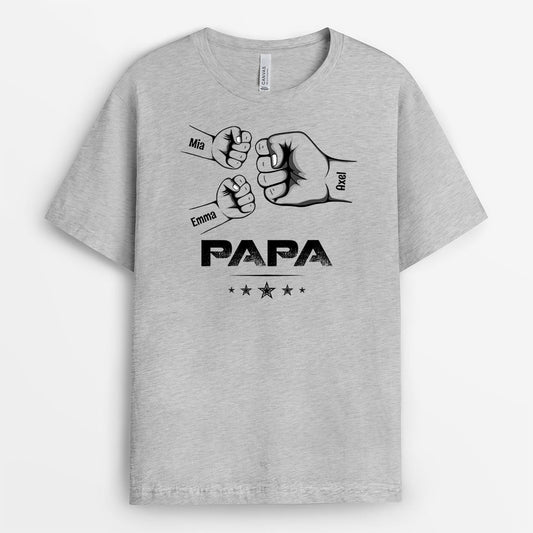 3143AGE2 opas papas bande mit faust personalisiertes t shirt fur manner