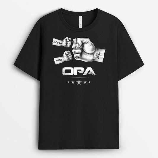 3144AGE1 opas papas bande mit faust personalisiertes t shirt fur manner