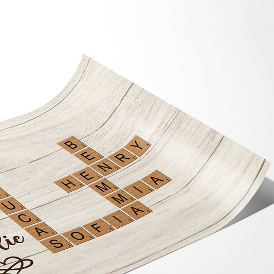 3150SGE2 liebe familie puzzle personalisiertes poster fur die familie