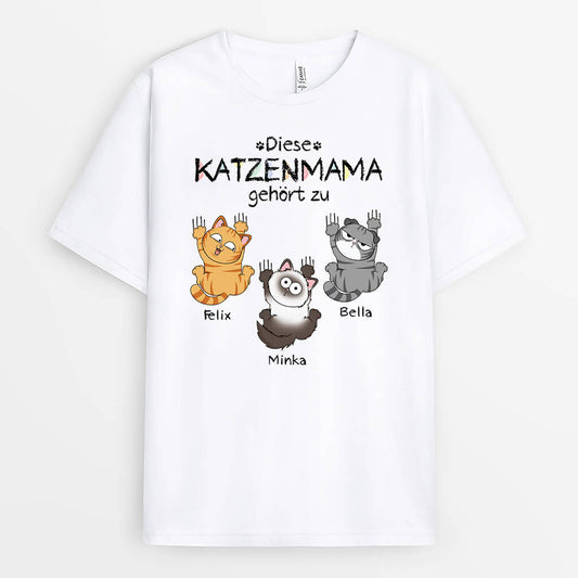 3205AGE1 diese katzenmama dieser katzenpapa gehort zu personalisiertes t shirt fur katzenliebhaber