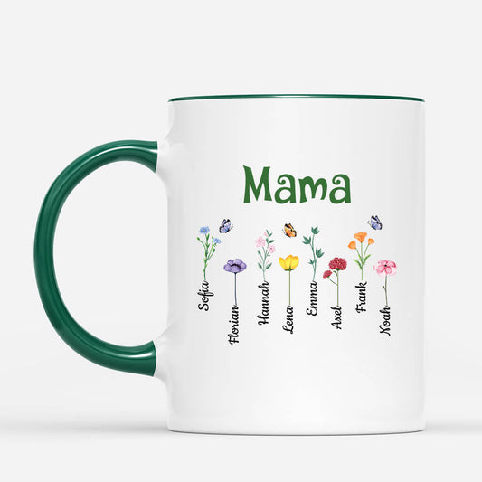 3219MGE2 oma mama blumen personalisiertes t shirt fur omas mamas 3219M645A