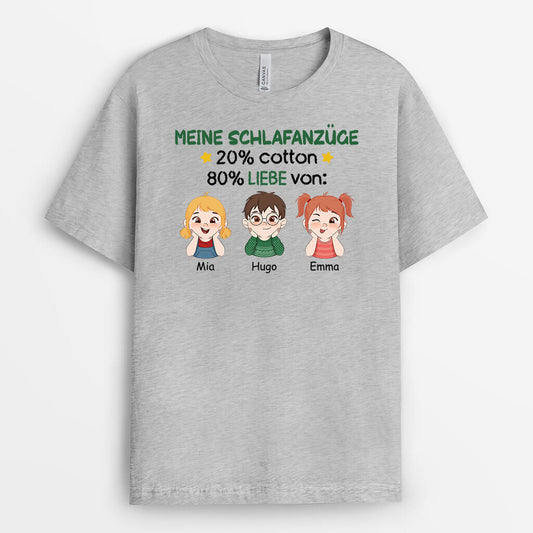3296GE2 meine pyjamas 20_ baumwolle 80_ liebe von personalisiertes t shirt fur grosseltern eltern
