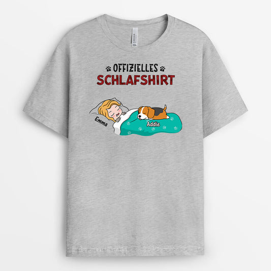 3303AGE2 dies ist mein pawjama shirt hunde ins bett personalisiertes t shirt fur hundeliebhaber