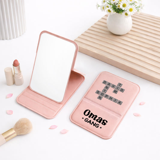 3402AGE2 omas gang personalisiertes geschenk taschenspiegel omamama 3402aj8q5a