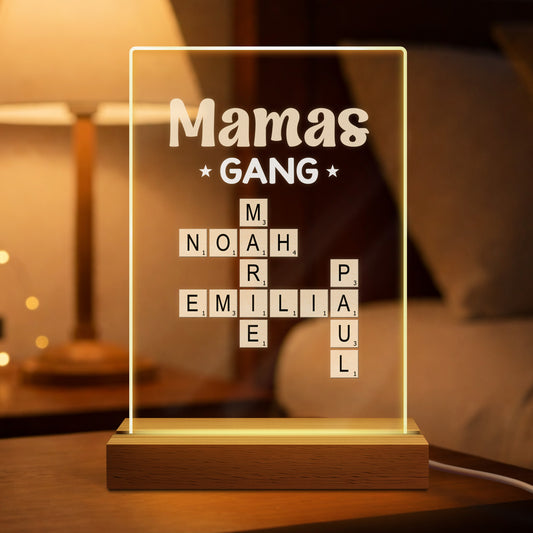 3402LGE1 mamas gang personalisiertes kreuzwortratsel geschenk nachtlicht_ mamapapa 3402l8q5a