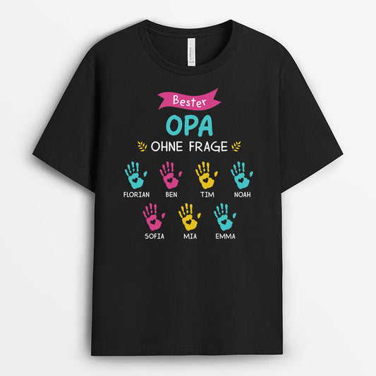 3495AGE2 beste oma mama ohne frage personalisiertes t shirt fur damen