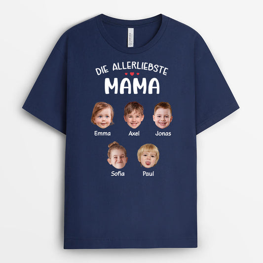 3496AGE2 der allerliebste opa papa personalisiertes t shirt fur manner mit fotos