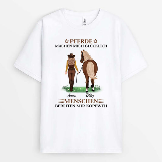 3560AGE1 pferde machen mich glucklich menschen bereiten mir kopfweh personalisiertes t shirt fur pferdeliebhaberin