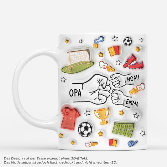 3608MGE1 papa und kinder fussballmotiv personalisierte tasse mit 3d inflated effekt fur papas_e19f2088 a00b 45d9 ba36 942be7b74c6e