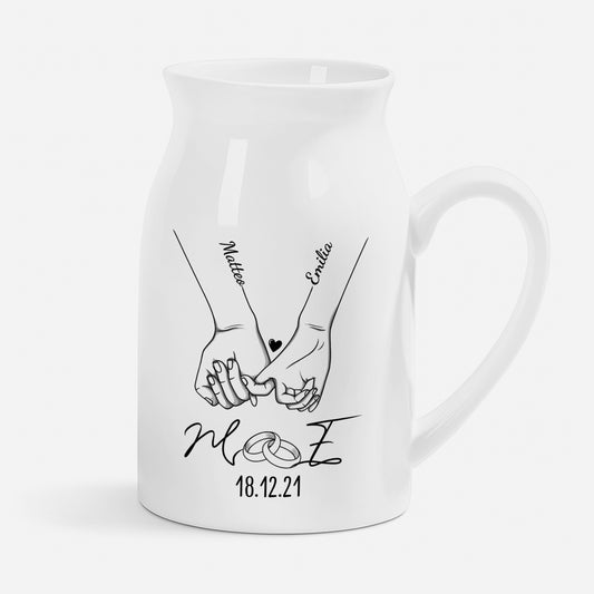 3705OGE1 pinky versprechen personalisierte geschenke jahrestag_ keramik vase paar 3705osp0g