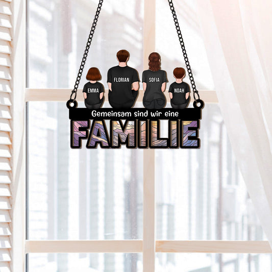 3785UGE2 gemeinsam sind wir eine familie sonnenfanger personalisiert familie 3785U6H5I