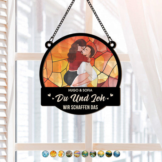 3797UGE2 du und ich wir schaffen alles sonnenfanger personalisiert paar 3797U5E7G