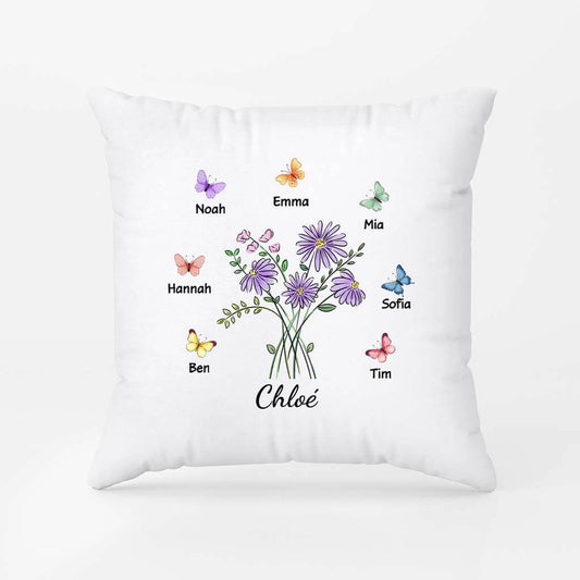 3801PGE2 oma und enkel blumen personalisiertes kissen fur omas 3801P8L7A