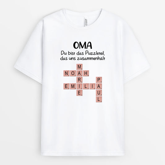 3818AGE1 oma mama bist das puzzleteil personalisierte tasse fur omas mamas kreuzwortratsel 3818A