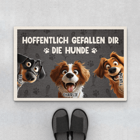 3872DGE1 hoffentlich gefallen dir die hunde fussmatte personalisiert hund_ 3872DTN5C