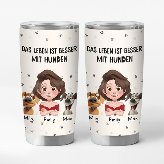 3903TGE1 das leben ist besser mit hunden personalisierter thermobecher 20oz fur hundeliebhaber 3903T5N0C_3ee38494 5e07 4cdf 813d 2832b6b61f08