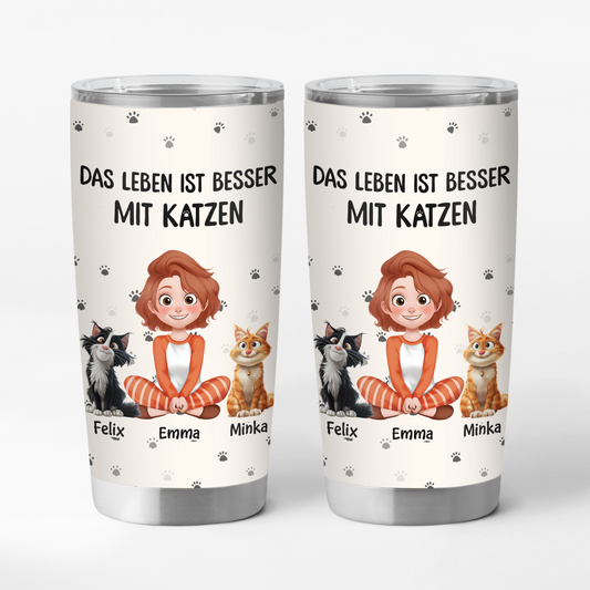 3903TGE1 das leben ist besser mit katzen personalisierter thermobecher 20oz fur katzenliebhaber 3903T5N0D_855b2c9d 7b91 4387 b4b5 a6d2f69a9d1a