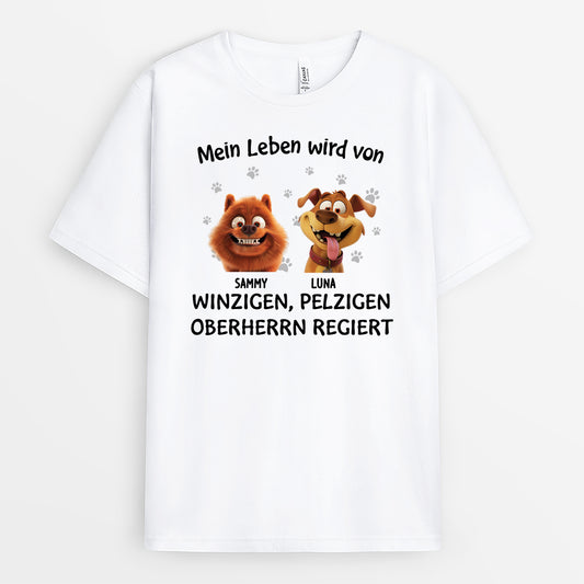 3921AGE1 mein leben wird von winzigen pelzigen oberherren regiert lustiges t shirt hund personalisiert 3921A5K5C_e5067e8e b9a7 4853 88cd 330be57c1d7a