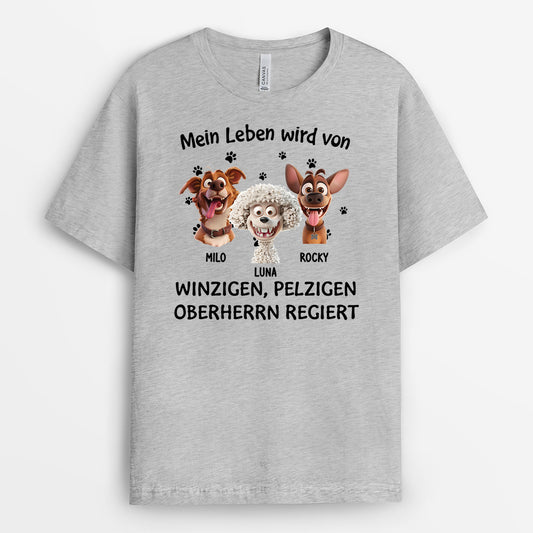 3921AGE2 mein leben wird von winzigen pelzigen oberherren regiert lustiges t shirt hund personalisiert 3921A5K5C_4843768e 5f95 4749 82a0 85f0e9d6260a