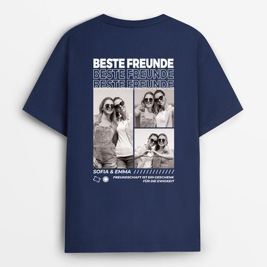 4065AGE1 bffs fur immer personalisiertes beste freunde t shirt mit foto 4065ATM5F