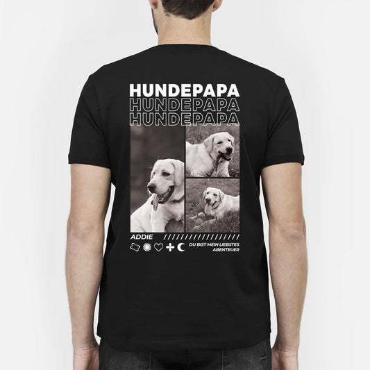 4065AGE2 du bist mein liebstes abenteuer personalisierte hunde t shirts mit foto 4065ATM5C