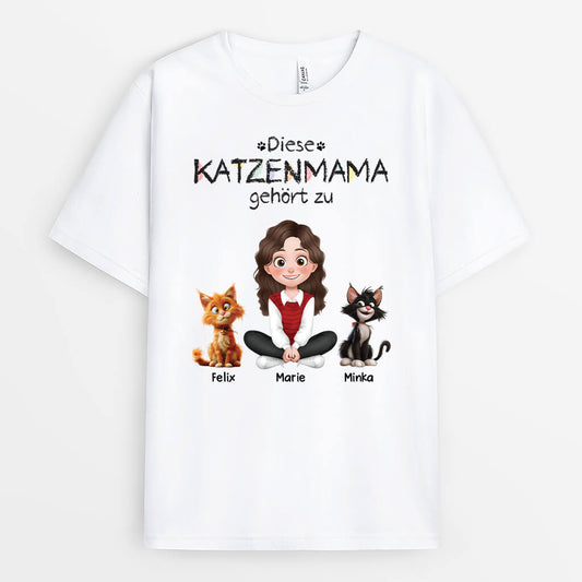 4071AGE1 diese katzenmama gehort zu t shirt katze personalisiert 4071A8I0D