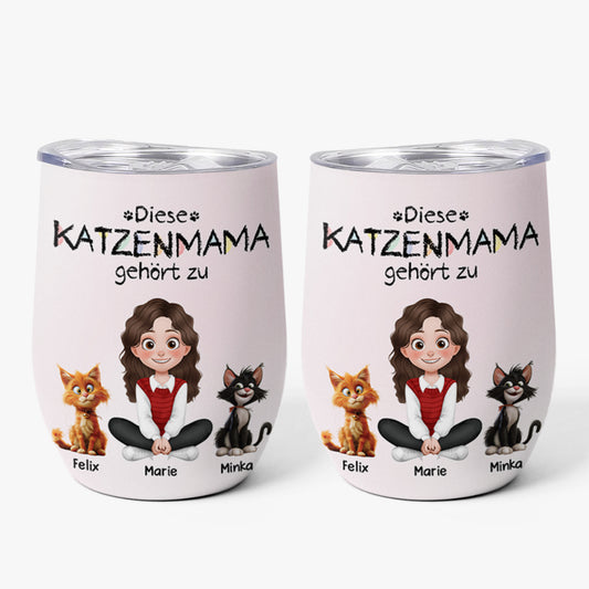 4071TGE1 diese katzenmama gehort zu personalisierter weinbecher fur katzenliebhaber 4071T8I0D