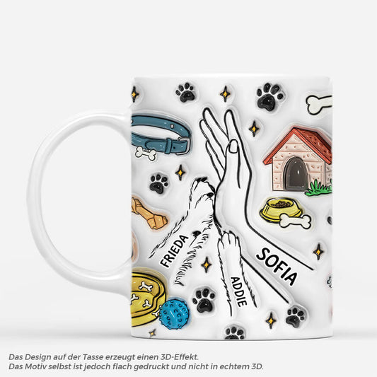 4082MGE1 3d druck effekt high five personalisierte tasse hund_ 4082MKK5C_8d7eb845 cb22 4a52 90d5 9dd23f1393e8