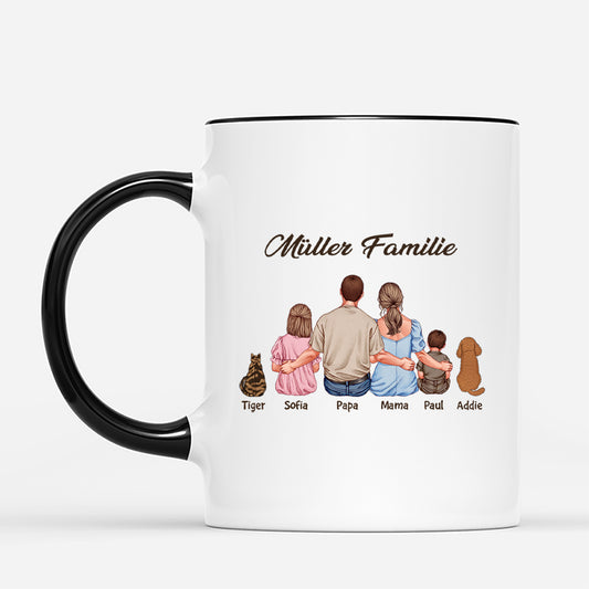4130MGE2 familie personalisierte tasse familie 4130M6T5A