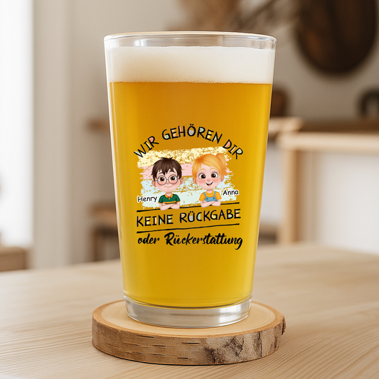 4143IGE2 keine ruckgabe oder ruckerstattung personalisiertes bierglas_ papa lustig 4143I8H0B