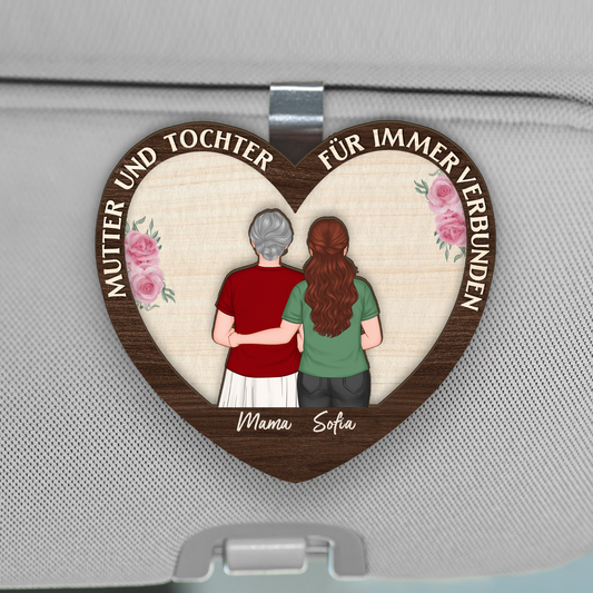 4157GGE1 mutter und tochter fur immer verbunden personalisierter auto visier clip mama 4157G3T0A