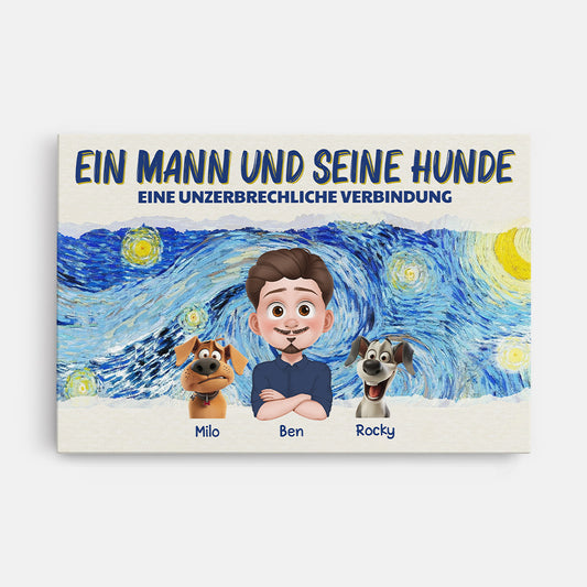 4180CGE1 ein madchen und ihre hunde cartoon personalisierte leinwand hund_ 4180CTK5C_d97d6d59 9a6a 4017 98b1 ce381680bee7