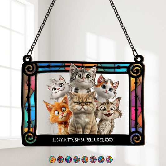 4191UGE1 katzen cartoon sonnenfanger personalisiert fur katzenbesitzer 4191U9L5D