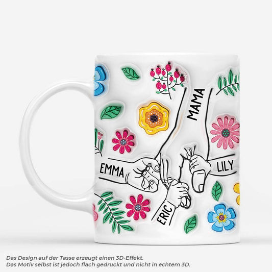 4203MGE1 3d druck effekt bunte blumen hand in hand personalisierte tasse mama_ 4203M8Q5A_523677cf 2757 4d01 ab7b 733315ce8082