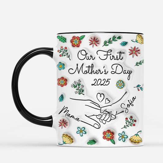 4214MGE2 3d druck effekt unser erster muttertag personalisierte tasse mama_ 4214M3T5A