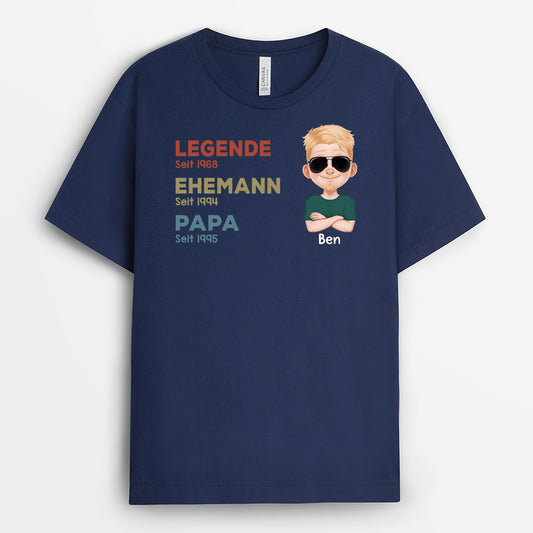 4235AGE2 die legende von oma t shirt oma mama personalisiert 4235A5L5A