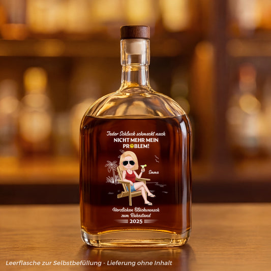 4239AGE1 nicht mehr mein problem bin in rente personalisierte geschenke zum ruhestand whiskyflasche manner frauen 4239aitv5a_1