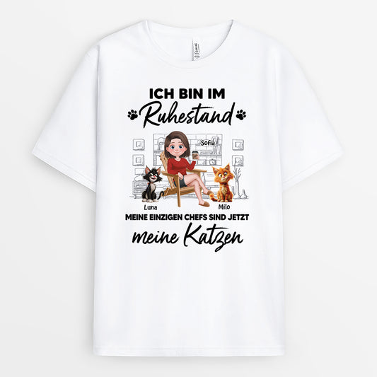 4263AGE1 meine einzigen chefs sind jetzt meine katzen personalisierte katze t shirts 4263ATL0D_fafe709e e915 4ea5 b791 1778864bf0c3