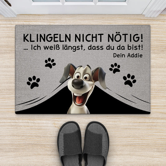 4334DGE2 klingeln nicht notig fussmatte hunde personalisiert_ lustig 4334D8Q5C