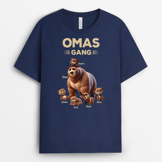 4364AGE2 opas gang bar cartoon personalisierte opa t shirts 4364A5M3B