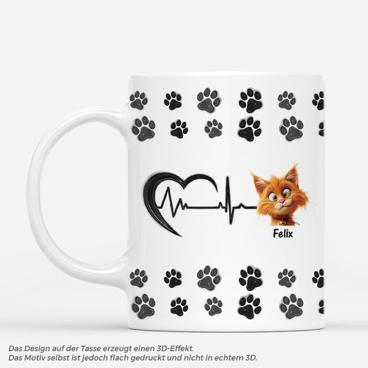 4415MGE1 3d druck effekt pfotenabdrucke katzen elektrokardiogramm katzen tasse personalisiert_ 4415M5Q3D