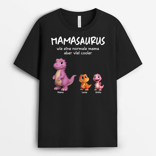 4428AGE1 mamasaurus cartoon mama t shirt personalisiert 4428A6T5A