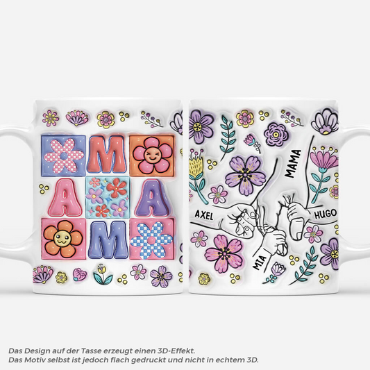 4456MGE1 3d druck effekt mama und kinder version 12 personalisierte tasse mama 4456M5H5A_jpg