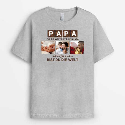 4472AGE1 fur uns bist du die welt t shirt papa personalisiert_ mit foto 4472A5L5B