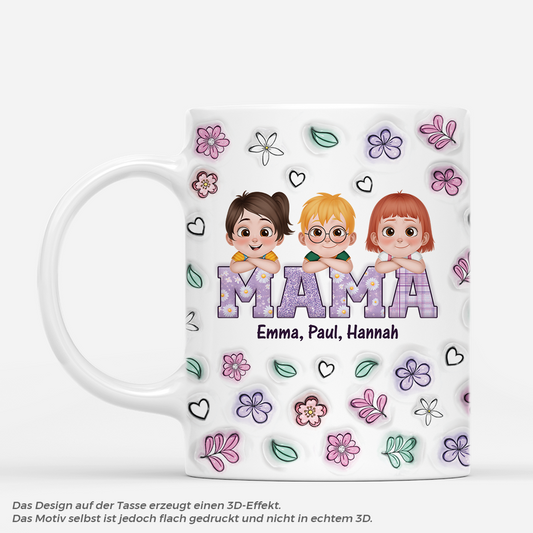 4490MGE1 3d druck effekt kinder cartoon mama tasse personalisiert_ 4490M