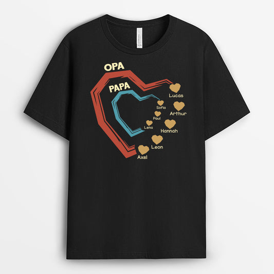 4492AGE1 handabdrucke papa opa personalisierte t shirt manner_ 4492A