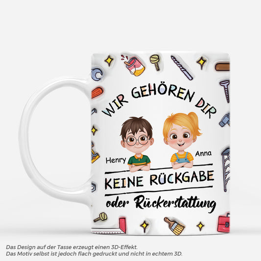 4496MGE1 3d druck effekt keine ruckgabe oder ruckerstattung equipment personalisierte tasse papa lustig 4496MTL5B_dbcef5ae d396 4e65 95ea 756000b4fac2