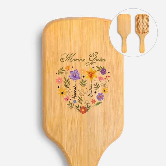 4541AGE1 mamas garten personalisiertes geschenk bambus haarburste mama oma 4541aq_d007c2c3 8838 4cad bb5f 893ce415b8cc
